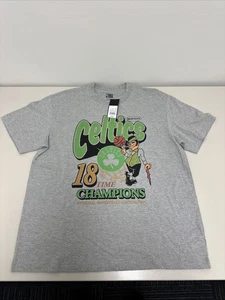 Boston Celtics Shirt Herren Large NBA Basketball 18 Time Champions Graphic Tee - Bild 1 von 4