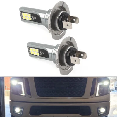 PairCar Super Bright H7 LED Headlight White Light High Low Beam DRL Bulbs Lamp - Image 1 of 4