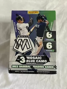 2022 Panini Mosaic Béisbol Sellado de Fábrica Paquete de 6 Blaster Caja con 36 Tarjetas Nuevo - Imagen 1 de 6