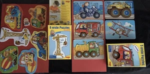 Colección Haba PUzzle 5 6 cuentos de hadas obra primeros vehículos yo y tú papperlapp - Imagen 1 de 8
