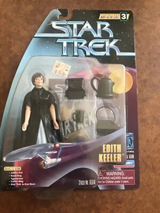 Star Trek Warp Factor Series 3 EDITH KEELER Action Figure Playmates 1998 NOS - Picture 1 of 2