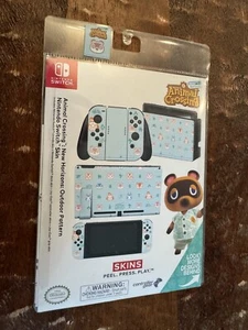 Animal Crossing New Horizons Outdoor Pattern Nintendo Licensed Switch Skins New - Picture 1 of 2