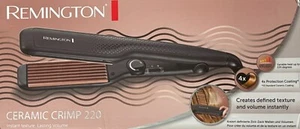 Remington S3580 Ceramic Crimp Hair Waver Worldwide Voltage, schwarz - Bild 1 von 2
