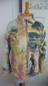 Chaqueta Alberto Makali Multicolor ZIP FORRADA IP Oriental & Lion talla L L@@K - Imagen 1 de 12
