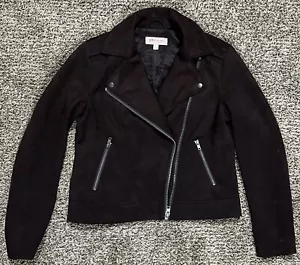 Women’s Philosophy Republic Clothing Brown Faux Leather Jacket Small - Picture 1 of 8