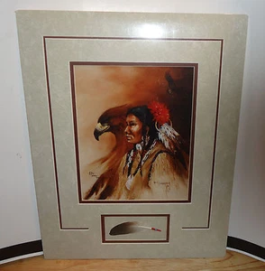 SPIRIT OF THE EAGLE LIMITED EDITION PRINT SIGNED/NUMBER Mary Selfridge 214/250 - Picture 1 of 7
