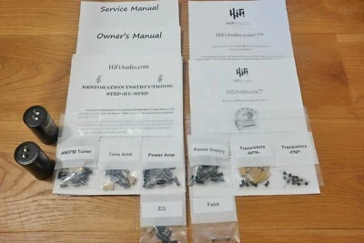 Onkyo TX-5000 reconstruir restauración recapitulación kit de servicio reparación filtro condensador reparación Foto 1 de 4