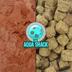 Comida para peces artemia de camarones en salmuera - cubos y escamas liofilizados, tropical de agua fría - Imagen 1 de 4