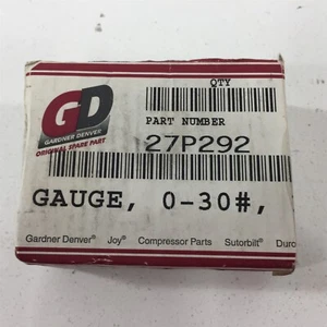 Gardner Denver 27P292 Pressure Gauge 0-30PSI 1/8" NPT - Picture 1 of 5