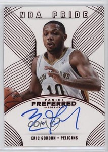2013-14 Panini Preferred NBA Pride Red /20 Eric Gordon #408 Auto