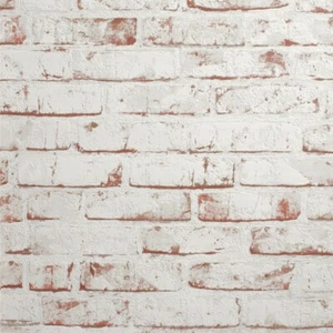 Pop Up Panel selbstklebend 52x250cm 3D-Effekt 95570-1 Mauer Stein creme rot (18, - Bild 1 von 2