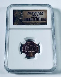 2009 SMS BRONZE BIRTH & CHILDHOOD 1C MS 69 RD Top Pop - Picture 1 of 2