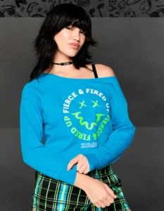 Zumba Fierce Long Sleeve Top - Z1T000759 - M - Picture 1 of 3
