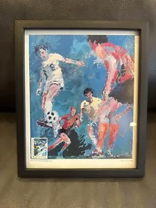 LEROY NEIMAN - 1988 - NAZIONI UNITE WFUNA CALCIO GRAFICA ARTISTICA - SALUTE NELLO SPORT - Foto 1 di 12