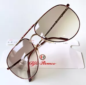 Vintage Alfa Romeo Ar 115 Oro Tortoise Sole Italia Piccolo 57/14 Ferrari 2 - Foto 1 di 16