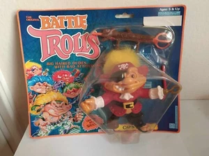 Vtg Battle Trolls Hasbro Cap'n Troll 1993 Action Figure NOSC - Picture 1 of 7