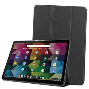 Gylint for Lenovo Chromebook Duet 2-in-1 Tablet 10.1 Case, Folding Folio Black - Picture 1 of 8