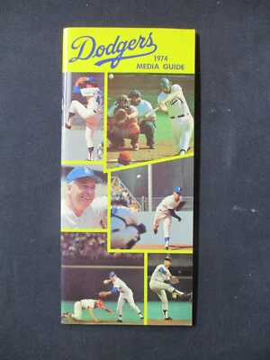 Vintage 1974 Los Angeles Dodgers Press Radio/TV Media Guide Steve Garvey 1845 Foto 1 de 2