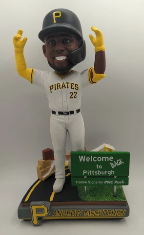 Andrew McCutchen Pittsburgh Pirates Welcome Back FOCO Bobblehead 68/72 IN HAND Cover