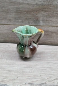 West Germany Pottery Vintage Creamer Mid-Century 3" Pitcher Foreign 576 - Picture 1 of 9