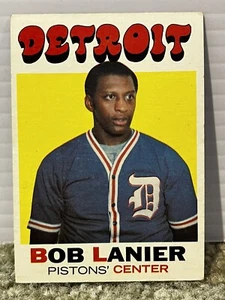 1971-72 Topps Set Break # 63 Bob Lanier Basketball Card Detroit Pistons’ Center - Picture 1 of 2