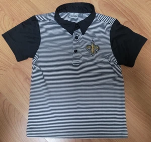 New Orleans Saints Jugend 4T gestreiftes Polo Golf Shirt schön - Bild 1 von 4