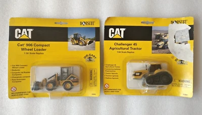 Norscot Cat 906 Compact Wheel Loader 1/50 Scale & Tractor Lot of 2 DieCast NEW - Image 1 of 4