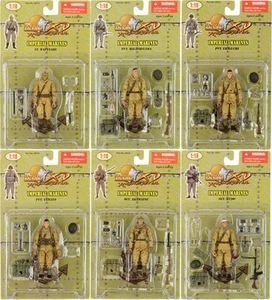 Squadra di Sei Marines Giapponesi: Set di Sei Marines Scala 1:18 NLF - Foto 1 di 7
