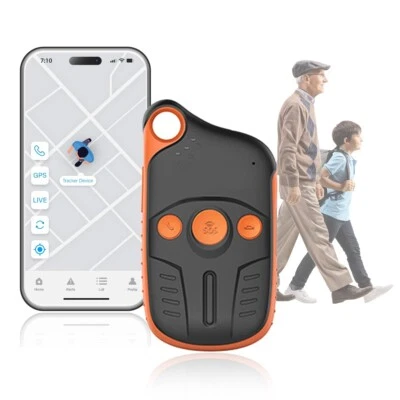 VIMEL Heavy Duty 4G GPS tracker No FEES Hiking Personal for Kids Elderly Free WEB 3G