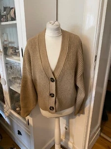 H&M Strickjacke hell braun Gr. M - Bild 1 von 5