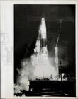 1959 Press Photo Atlas Intercontinental Ballistic Missile Launch in Florida