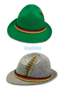 Adult Bavarian Beer Hat Oktoberfest German Octoberfest Costume Accessory - Picture 1 of 7