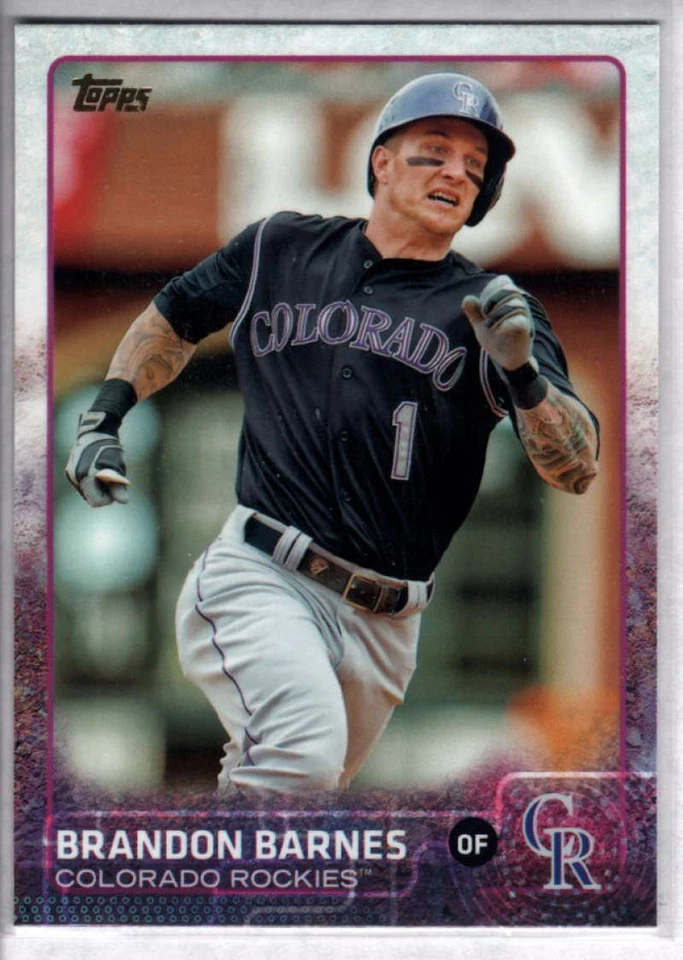 2015 Topps #492 Brandon Barnes NM-MT Rockies ID:20349 - Image 1 of 1