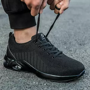 ZAPATOS BOTAS DE MUJER LIGEROS DE ACERO CON PUNTERA DE TRABAJO ABSORBENTES DE SEGURIDAD PARA HOMBRE - Imagen 1 de 128