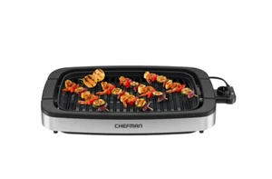 Chefman Smokeless Indoor Electric Grill, Adjustable Temperature Control, Dishwas - Picture 1 of 7