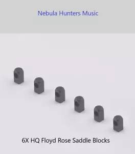 Floyd Rose Upgrade EX/HQ String Lock Insert Block / Saddle String Blocks 6x New - Picture 1 of 4
