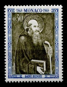 Hl. Benedikt von Nursia. 1W. Monaco 1968 - Bild 1 von 1