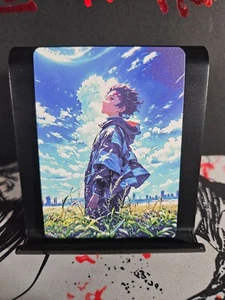 Tarjeta artística personalizada Tanjiro Kamado Demon Slayer anime manga casi nueva - Imagen 1 de 3