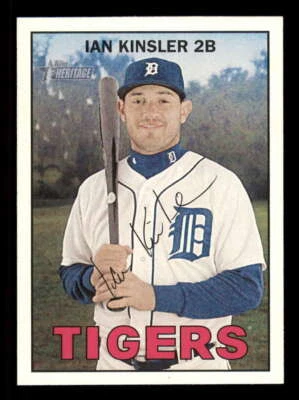 2016 Topps Heritage No454 Ian Kinsler (SP/короткий тираж) Tigers z - Изображение 1 из 2