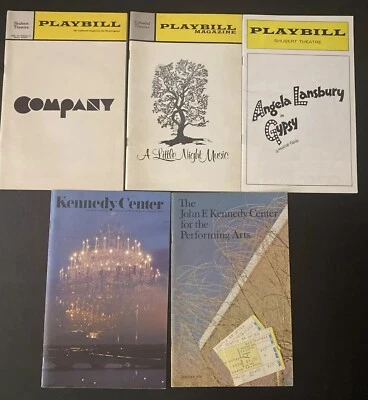 Sondheim Out of Town Try Out Broadway Playbills Company/Night Music/Pacific Over - Image 1 of 4