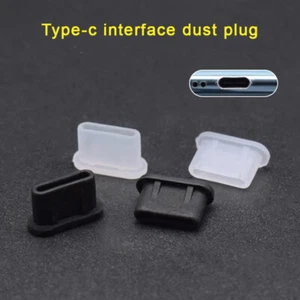 3pcs Type-C Dust Plug Phone USB Charging Port Protector Cover Anti-dust Cap - Zdjęcie 1 z 14