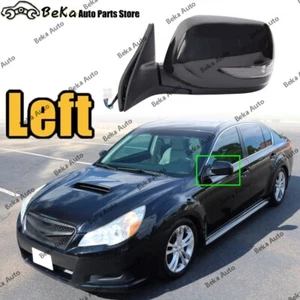 Per Subaru Legacy 2010-2012 Specchio Retrovisore Ala Sinistro 9Pins Power Fold Riscaldato Nero - Foto 1 di 9