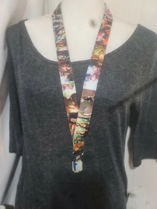 Attack On Titan Long Lanyard With Charm, anime, cartoon, keys, Keychain, horror - Picture 1 of 5