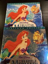Disney Little Mermaid (DVD, 2006, lot de 2 disques édition platine) avec ÉTUI