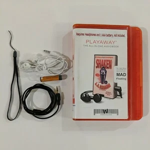 Shaken by J.A. Konrath Unabridged Audiobook Playaway Headphones Battery Aux - Picture 1 of 8