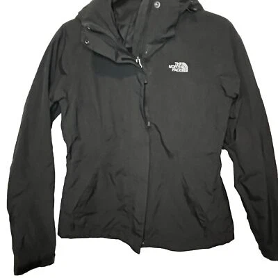The North Face Ladies Jacket Hyvent Waterproof  Outer Shell Women S Black - Image 1 of 4