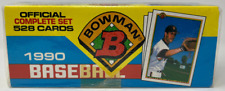 1990 Bowman Baseball Card Complete Factory Set 528 Cards