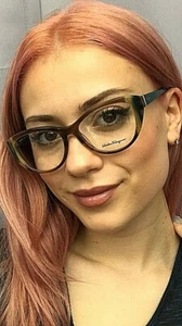 Marco de gafas para mujer Salvatore Ferragamo SF 2682 162 53 mm Habana ojo de gato - Imagen 1 de 10