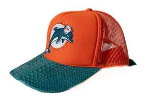Custom Miami Dolphins Python Trucker Hat - Just Don Style Hat - Bild 1 von 2