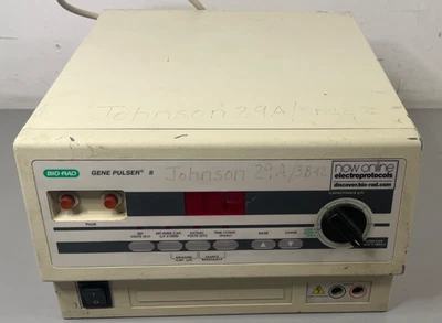 Electroporador Bio-Rad Gene Pulser II P/N 165-2105 100-120V potencia probada en laboratorio Foto 1 de 4